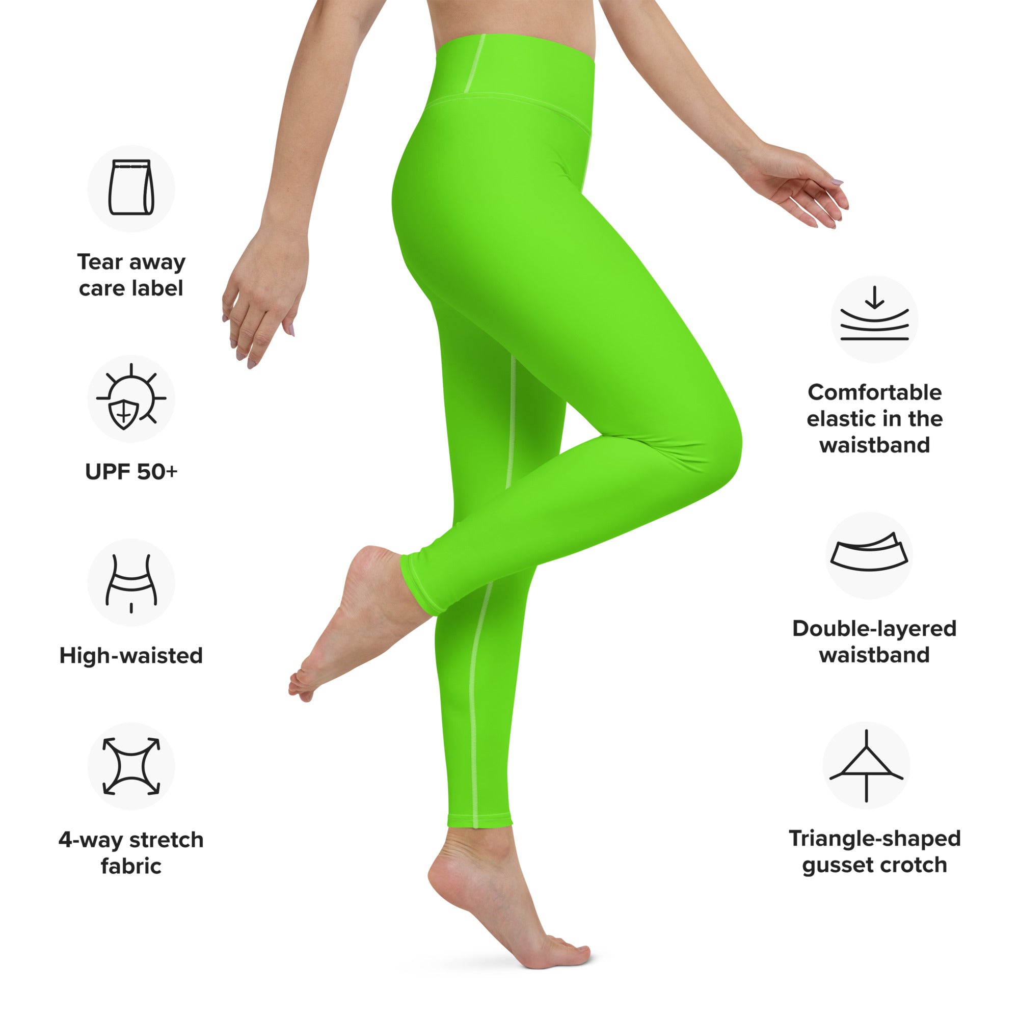 Neon Lime Yoga Leggings
